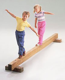 Физические упражнения для детей - равновесие